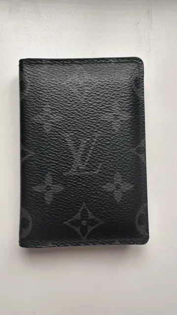 BRAND NEW LOUIS Vuitton Pocket Organizer Monogram Eclipse Black Canvas  M61696 $349.00 - PicClick
