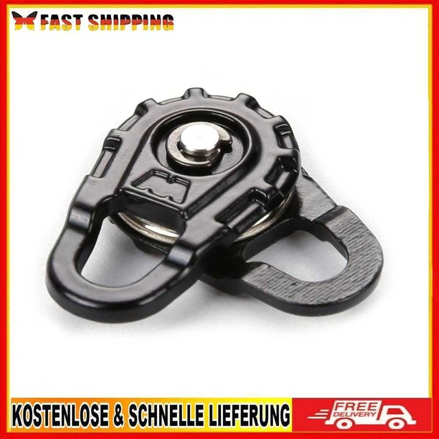 Snatch Block Black Rescue Winch Pulley Off Road Car for 1/10 RC Crawler Car Part