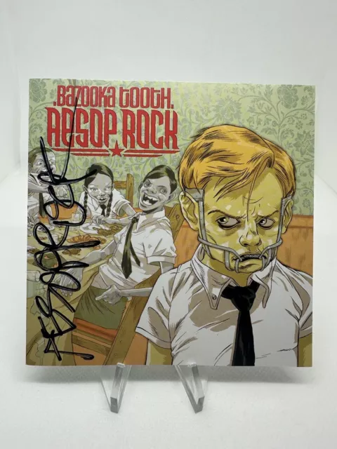 Aesop Rock Signed Autograph Bazooka Tooth CD EP Definitive Jux Records