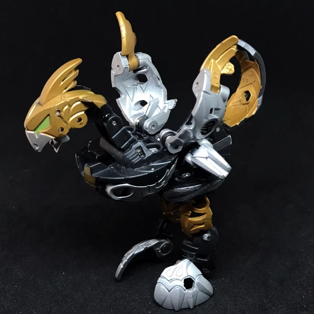 Bakugan Radizen & Roxtor Darkus BAKUFUSION - Rare Mectanium Surge Battle Brawlers - Occasion