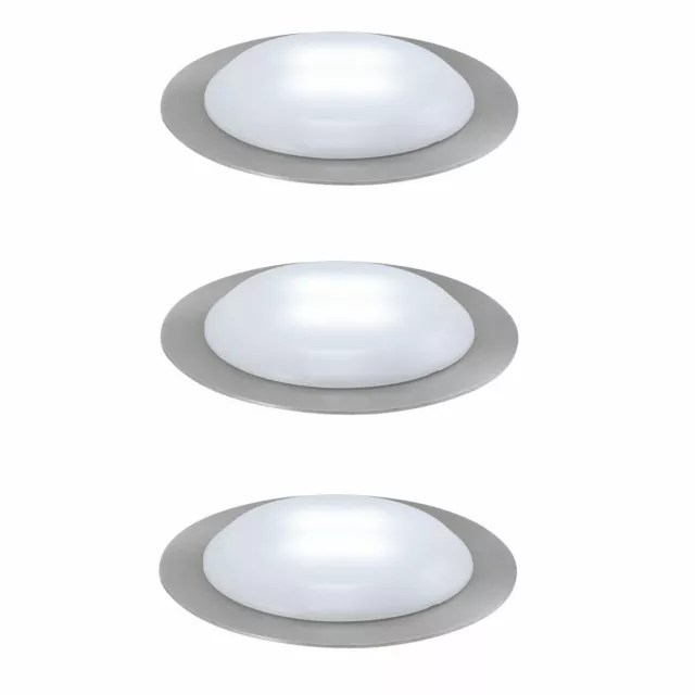 Nice Price Basique Encastrable Set Updown LED Rond 3x0,3W 230/12V 45mm Satin / 2