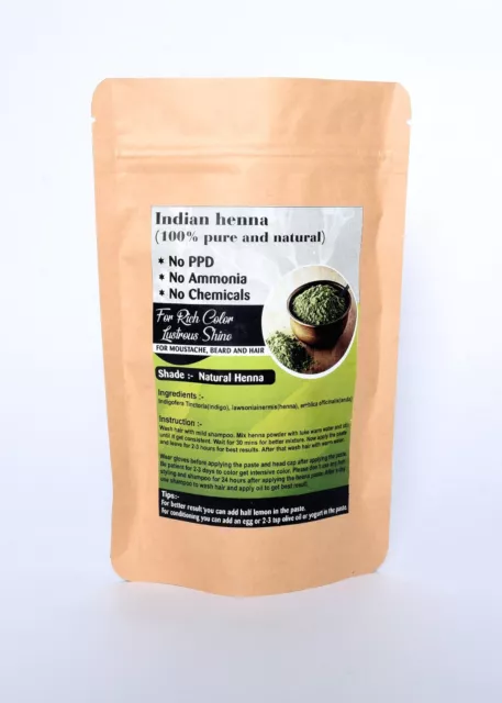 Organic Indain Henna Pure Natural hair Color Powder Dye Conditioner 60 gm 3