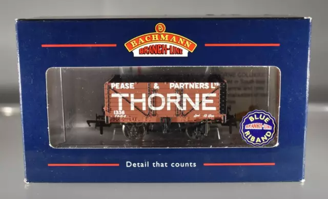 Bachmann Ltd Edition 7 Plank End Door Wagon - 'THORNE' - 37 - 075X - MIB