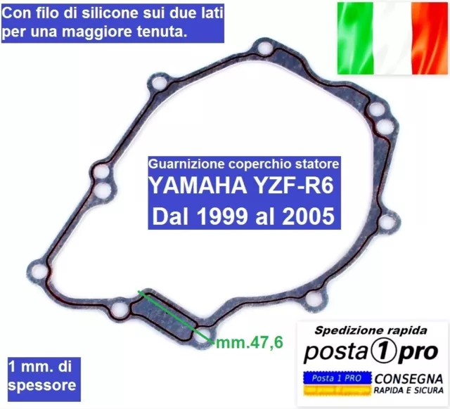 GUARNIZIONE Carter Coperchio Statore YAMAHA YZF-R6 1999/2005