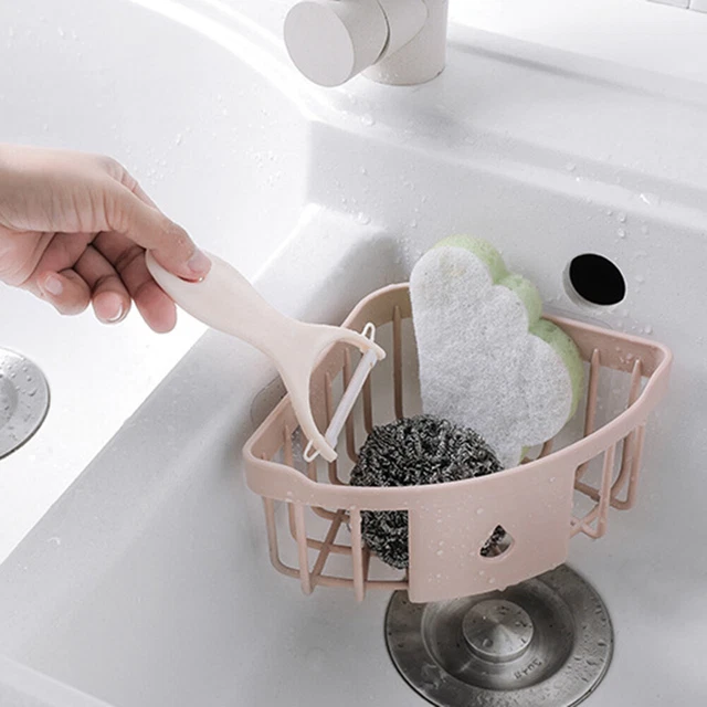 Estante triangular de almacenamiento de cocina gran capacidad montaje en pared baño