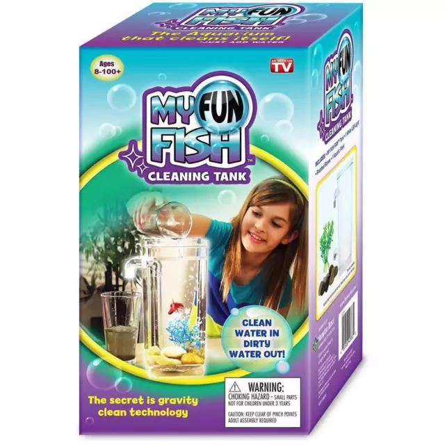 My Fun Fish Tank 4 3/4 x 6 x 10-Inch Aquatic Aquariums of the Sea