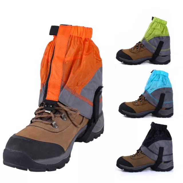 1 paio ghette antigas caviglie impermeabili leggere copertura per escursionismo