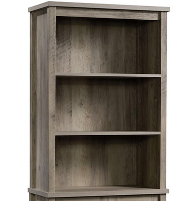 Better Homes  Gardens Modern Farmhouse Library Bookcase with Doors, Rustic Gray 8