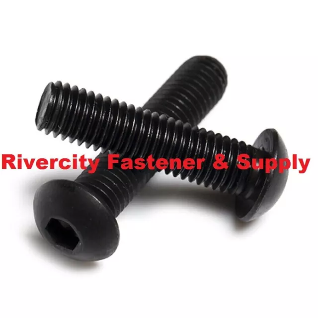 1/4-20x1 Button Allen Head Cap Screws 1/4x20 x 1" Bolts 1/4 x 20 x 1.00