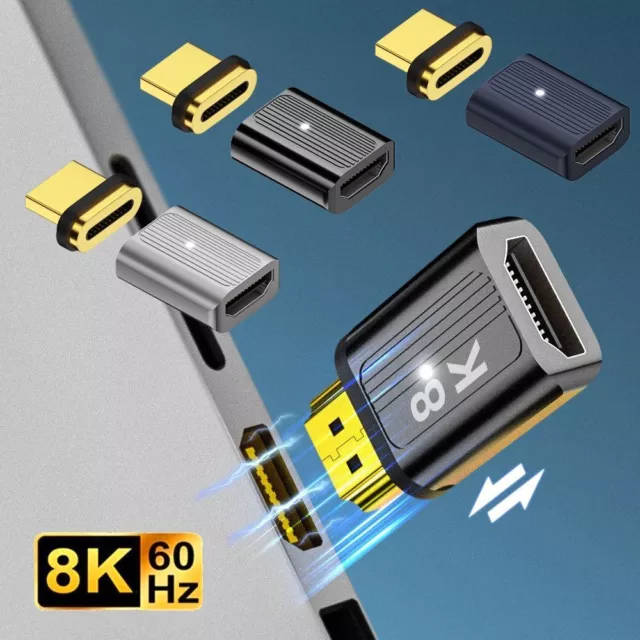 HDTV HDMI-Compatible 2.1 Converter 8K 60Hz Extension Adapter