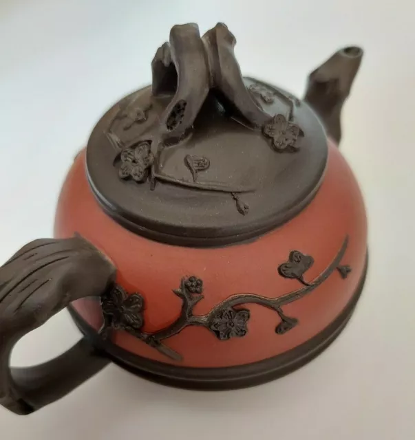 Yixing Miniature Chinese Clay Teapot One 6 oz Serving 177cc  2.5" Tall Marked