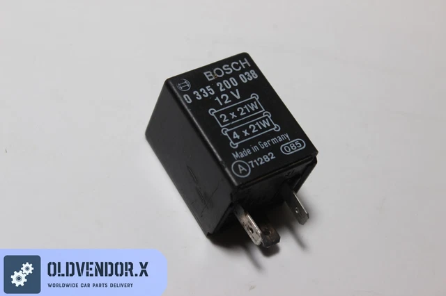 12V 3Pin # 0335200038 / 71282 BOSCH _TESTED RELAY_ Flasher Unit
