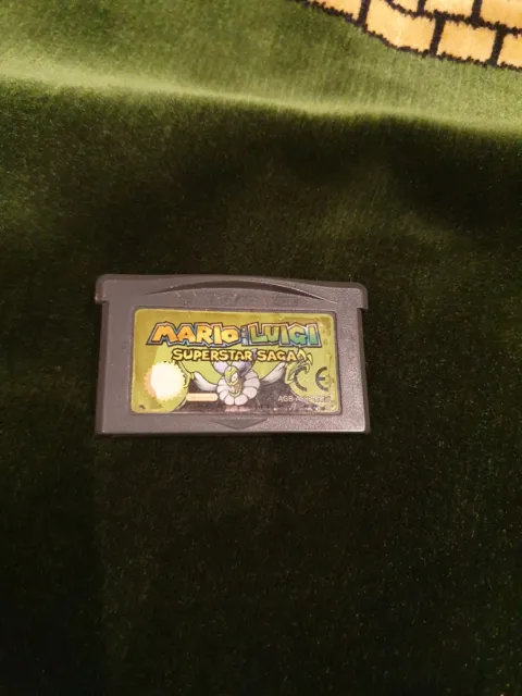 Mario & Luigi Superstar Saga Nintendo Gameboy Advance GBA Game Cart Only Pal