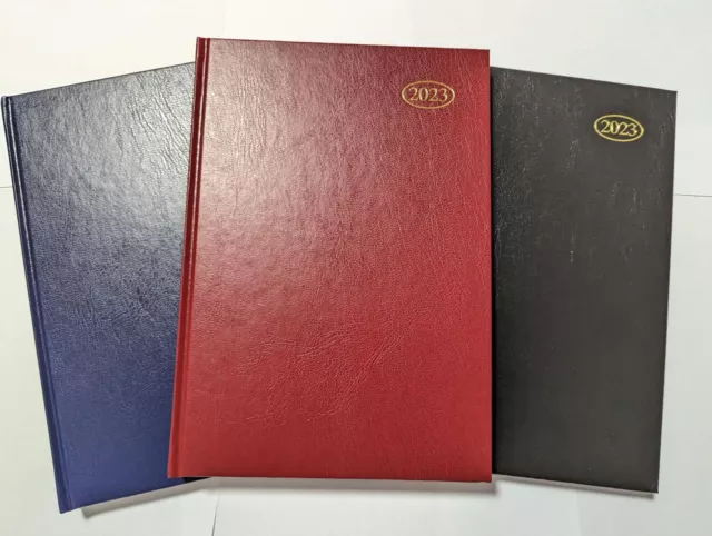 3 x Academic Diary A5 Day to a Page DAP Appointment Mid Year Planner Casebound