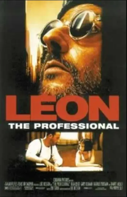 LEON THE PROFESSIONAL Original 1-Sided Movie Poster 27x40" Jean Reno NM-Rolled
