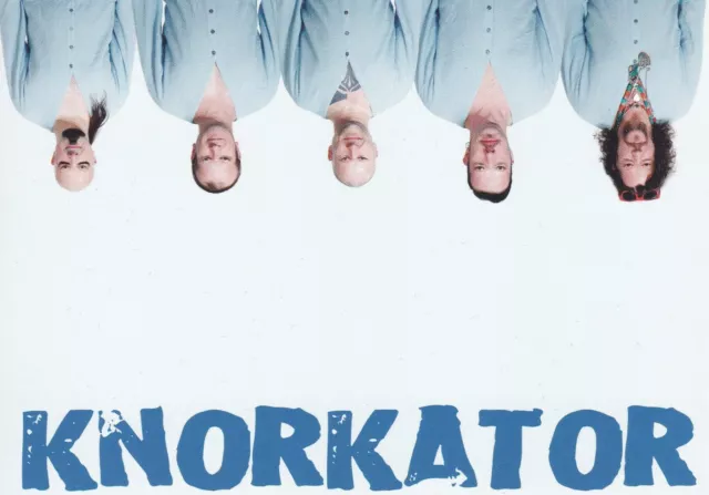 KNORKATOR - AUTOGRAMMKARTE / POSTKARTE - DDR - Flyer / Pressefoto