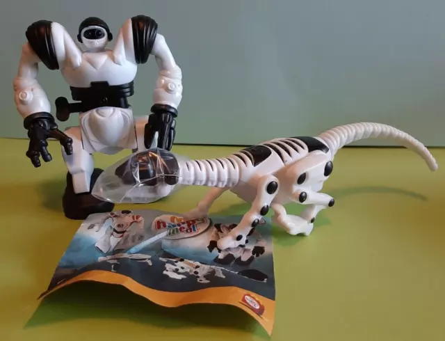 MC DONALD'S HAPPY MEAL Gadget Wow Wee Robot 2007 2 pezzi con cartine- HM04