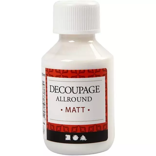 Decoupage All Round Matt Lacquer Sealing Glue 100ml Napkins/Paper Craft Make