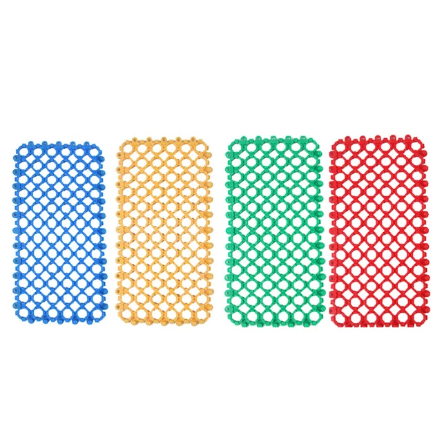 4PCS Kunststoff Pet Matte Kaninchen Matten für Käfig Ratte Füße Pads