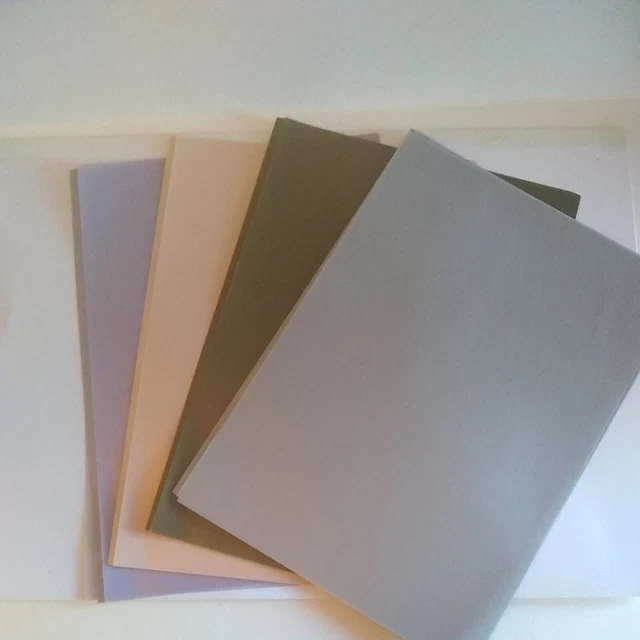 Artesanías/libro de recortes/tarjetas 50 hojas de papel de pergamino perlado iridiscente.