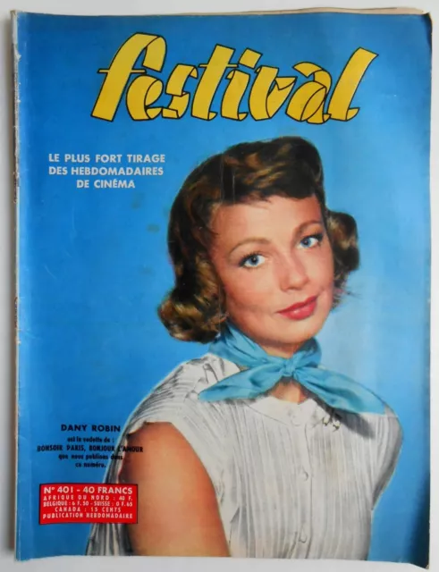►Festival 401/1957- Dany Robin- Mick Micheyl- Blanchette Brunoy- Dany Carrel...