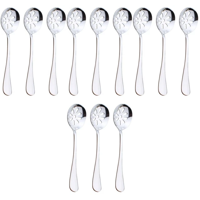 SET OF 4 Serving Utensils Small Cooking Spoon Kitchen Strainer Ladle