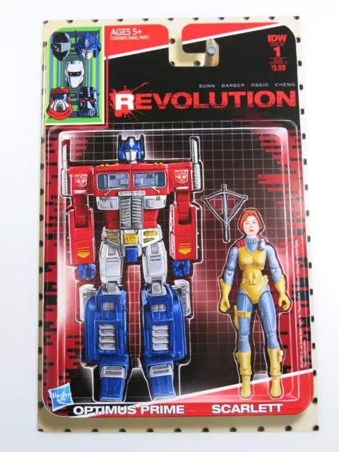 Revolution #1 2016 Riches Action Figure Variant Cover Transformers G.I. Joe IDW