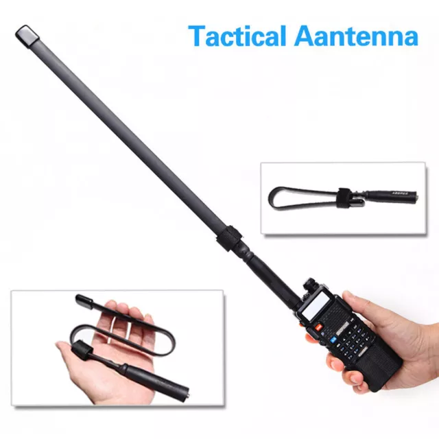 SMA-Female Dual Band 144/430Mhz CS Antenna For Walkie Talkie Baofeng UV-5R UV-82