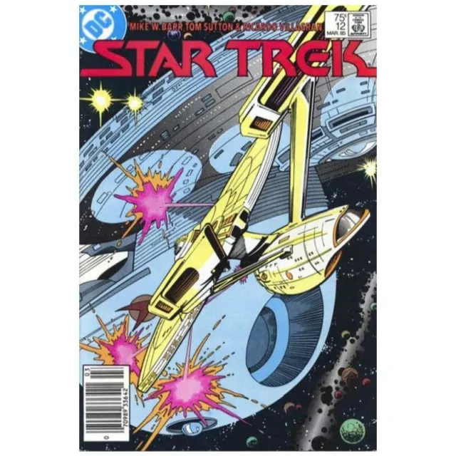 Star Trek (1984 series) #12 Newsstand in Fine + condition. DC comics [b: