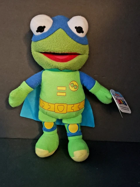 Muppet Babies Kermit The Frog Plush Stuffed Animal Toy 9" With Tags Disney