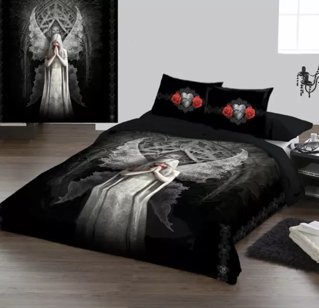 Quilt Cover Set Queen Bed Anne Stokes Collection Only Love Remains Doona!