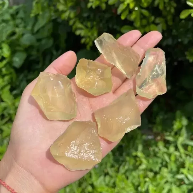 Citrine Crystal Natural Reiki Healing Rough Chakra Stone Mineral Quartz Raw