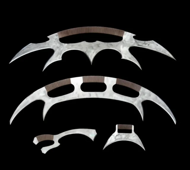 Star Trek Klingon Bat'leth, Mek'Leth and Dak'Tang Dagger Handmade