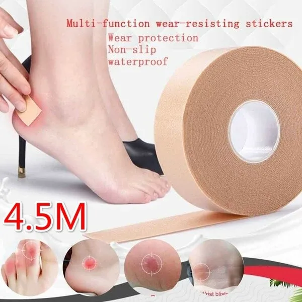 Wrap√ Self-adhesive Blister Pad Foam Plaster Heel Bandage Tape Grip Cotton