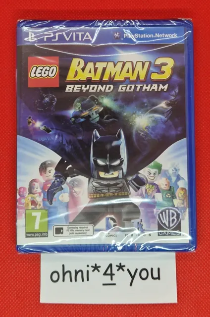 LEGO Batman 3: Beyond Gotham PS Vita PSV Videospiel *NEU&OVP*
