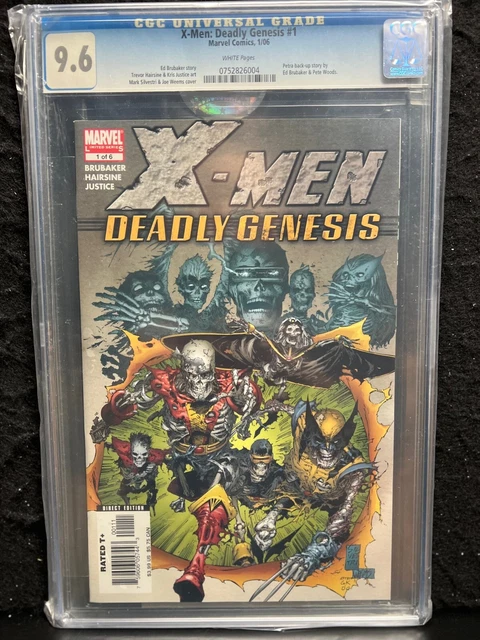 X-Men: Deadly Genesis #1 CGC 9.6 Marvel Comics 2006 1st app Vulcan COA Dynamic