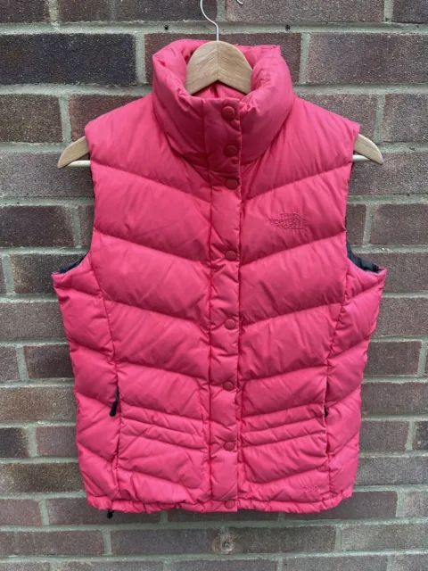 The North Face Gilet Womens Medium Pink Nuptse Down 700 Body Warmer