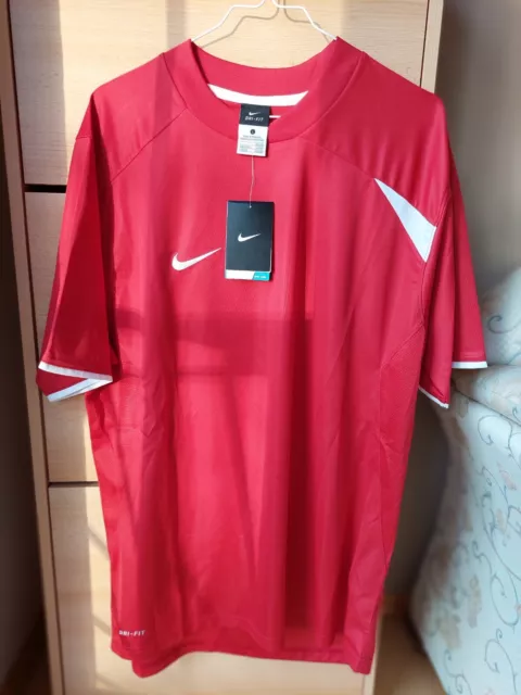 Nike Dri Fit Herren T-Shirt Größe L, Farbe: rot (NEU)