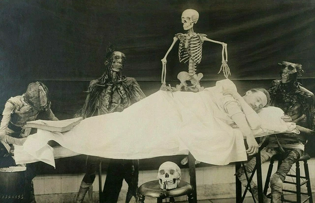 Antique Cadaver Photo 810b Odd Strange & Bizarre