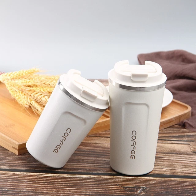 new Insulated Coffee Mug Cup Travel Thermal Stainless Steel Temperature Display 8