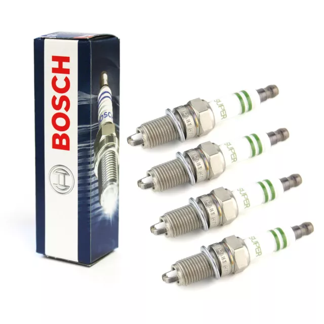 4x Fits BMW 3 Series E90 318i Genuine Bosch Super Spark Plugs