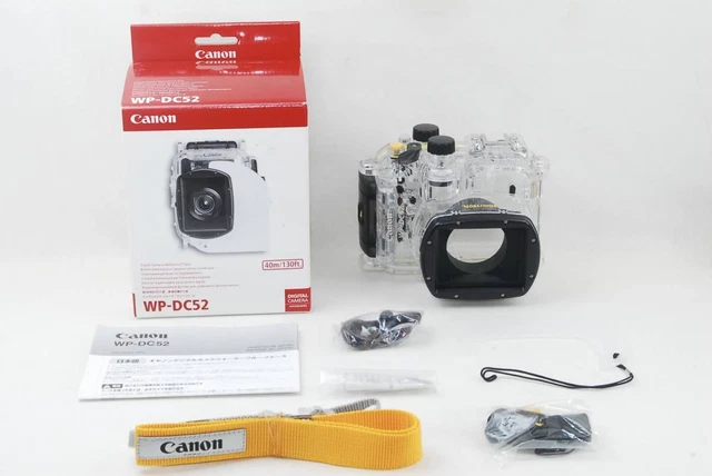 Canon Wp-Dc52 Waterproof Case Powershot Underwater Camera Housing For G16 Canon Wp-Dc52 Waterproof Case Powershot Underwater Camera Housing For G16