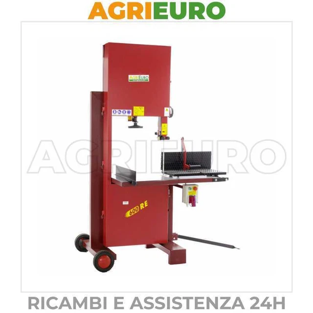 Sega a nastro elettrica trifase AgriEuro 600 RE segatrice troncatrice per legno