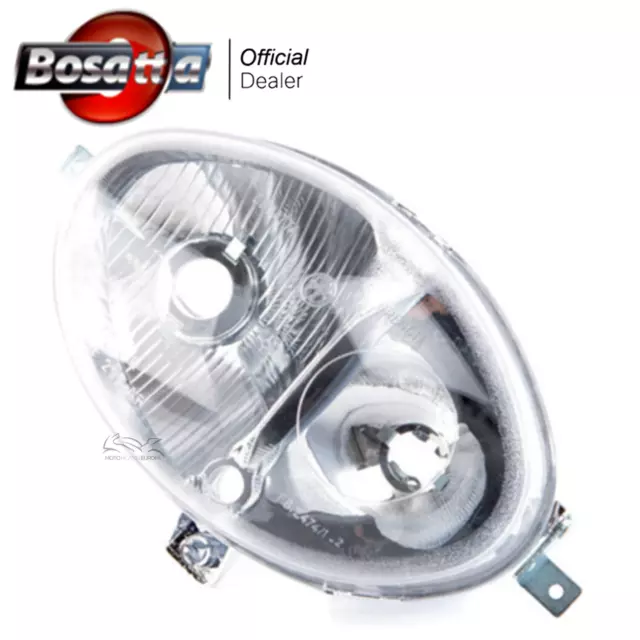 Faro Anteriore Gruppo Ottico Ovale Bosatta F297 Piaggio Vespa Et4 125 1996/1998