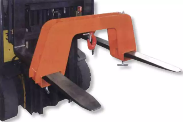 Gru gancio per carrello elevatore sollevatore forche braccio muletto 4000 kg