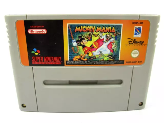 Mickey Mania Jeu Super Nintendo Snes PAL EUR