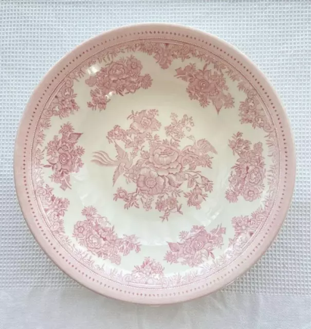 Burleigh Pink Asiatic Pheasant Soup Bowl