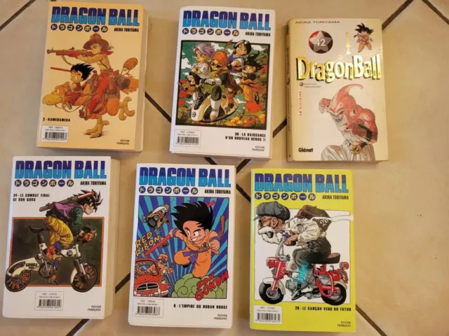 Lot de 5 manga Double Dragonball  Dragon Ball Glénat Akira Toriyama