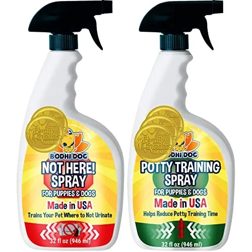 Not Here! Spray 32oz + Potty Training Spray 32oz Bundle