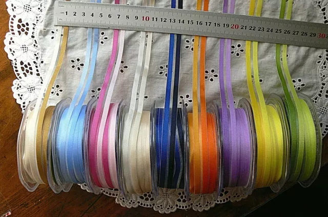 Two Tone Sheer Ribbon 13mm wide 3 Metre Lengths - 9 Colour Choice CLD3